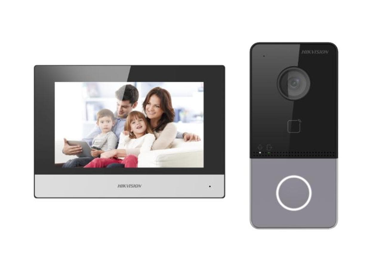 Hikvision IP Video Intercom Kit — Door Station + 7" Monitor